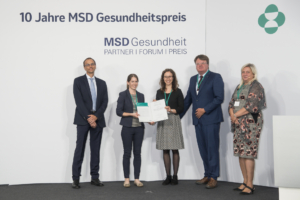 Preisverleihung des MSD-Gesundheitspreises 2021 an die AMBORA-Teammitglieder